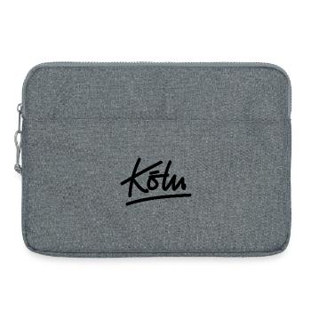 Cologne - handwriting - Laptop bag 15" - heather grey - Front