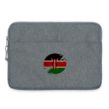 Kenia Vintage Kreis - Laptoptasche 15" - Grau meliert - Vorne