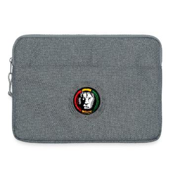 Reggae Lion Motif - Laptop bag 15" - heather grey - Front