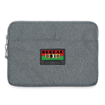 Reggae Music Reggae Music Jam Reggaeton Ragga Jah - Sacoche pour ordinateur portable 15 pouces - gris chiné - Devant