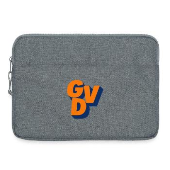 GVD, Parti politique, Malédiction, Politique # - Sacoche pour ordinateur portable 15 pouces - gris chiné - Devant
