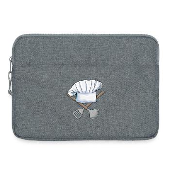 Cuisine de Chef’s Hat - Sacoche pour ordinateur portable 15 pouces - gris chiné - Devant