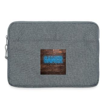Gamer - Laptoptasche 15" - Grau meliert - Vorne