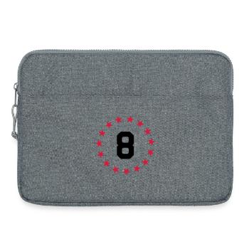 Figure 8 - Laptop bag 15" - heather grey - Front