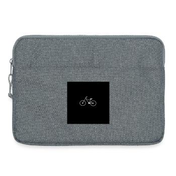 Fahrrad - Laptoptasche 15" - Grau meliert - Vorne