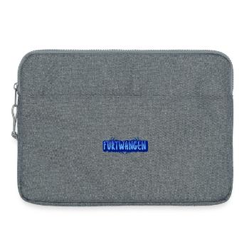 Design with the place name Furtwangen - Laptop bag 15" - heather grey - Front