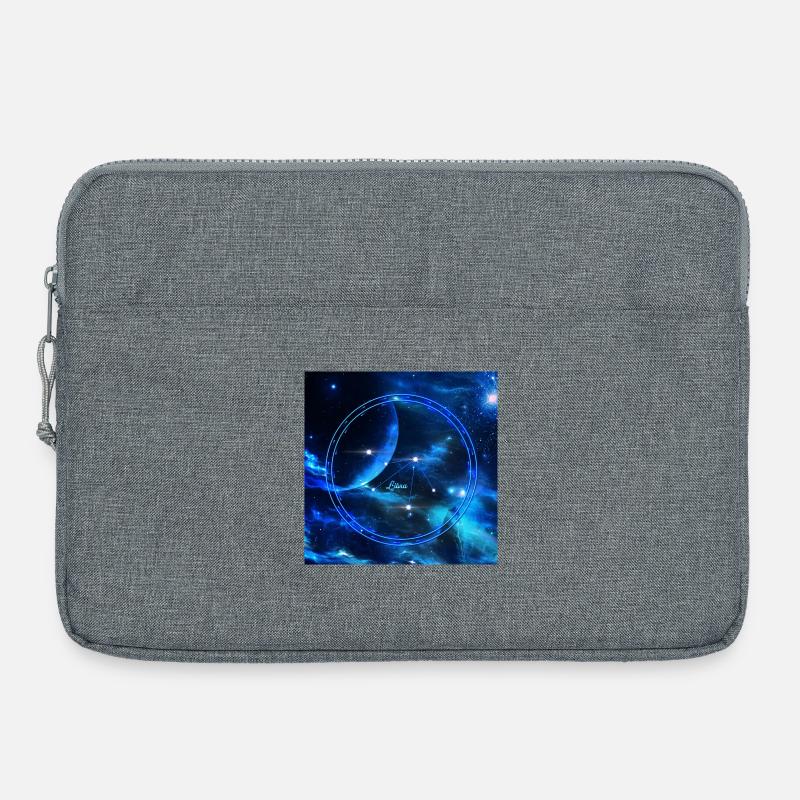 Zodiac constellation libra - Laptop bag 15" - heather grey