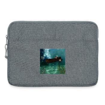 Super U-Boot - Laptoptasche 15" - Grau meliert - Vorne