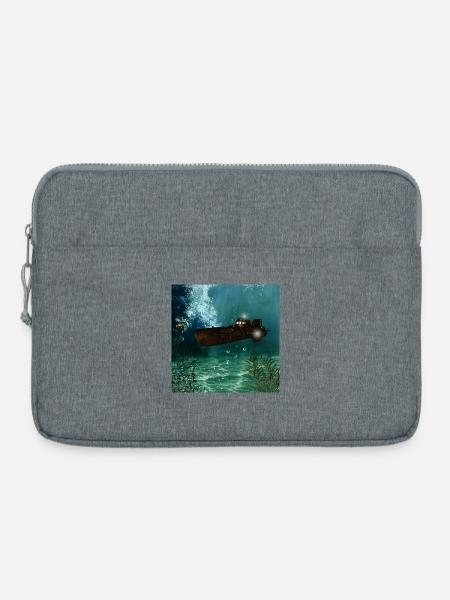 Impressive submarine - Laptop bag 15" - heather grey