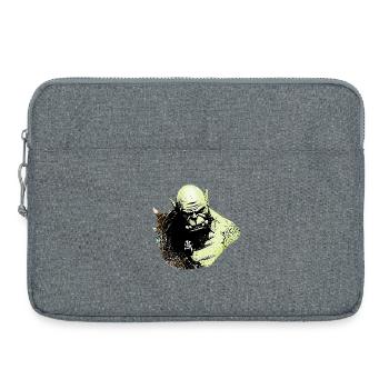 team horde - Sacoche pour ordinateur portable 15 pouces - gris chiné - Devant