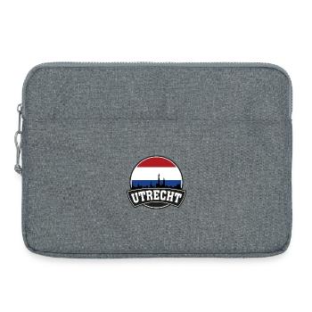 Utrecht Pays-Bas Skyline Voyage Souvenir néerlandais - Sacoche pour ordinateur portable 15 pouces - gris chiné - Devant