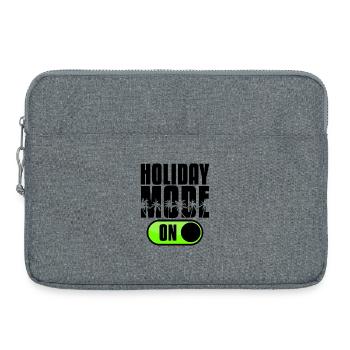 Holiday Holidays Time Out Palm Trees Caribbean Sea Beach - Laptop bag 15" - heather grey - Front