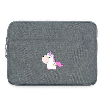 Unicorn unicorn - Laptop bag 15" - heather grey - Front