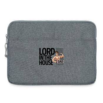 Father Dad Father's Day Men's Day Men's Day Funny - Laptop bag 15" - heather grey - Front