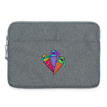 School bag School start school start preschool - Laptop bag 15" - heather grey - Front