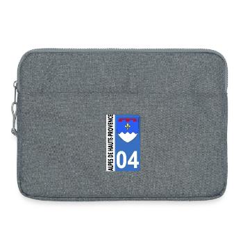 Alpes de haute-provence - Sacoche pour ordinateur portable 15 pouces - gris chiné - Devant