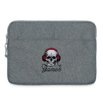 Gamer Zocker Games Nerd Video Games Console Cool - Laptop bag 15" - heather grey - Front