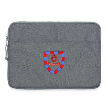 bédame vendeen - Sacoche pour ordinateur portable 15 pouces - gris chiné - Devant