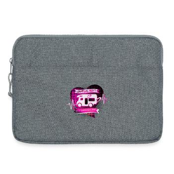 Camping Beat : La vie sauvage des campeurs - Sacoche pour ordinateur portable 15 pouces - gris chiné - Devant