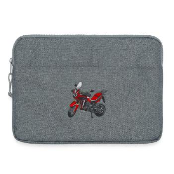 Africa Twin Enduro - solo trired - Laptop bag 15" - heather grey - Front