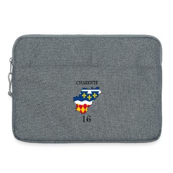 Charente - Laptop bag 15" - heather grey - Front