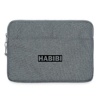 Habibi Arabisch Liebste Arab Islam Muslim Geschenk - Laptoptasche 15" - Grau meliert - Vorne