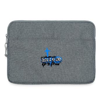 Jesus ist mein Lord Design - Laptoptasche 15" - Grau meliert - Vorne