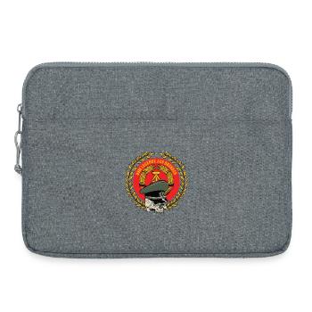 Ossi Legende aus Dresden DDR Design - Laptoptasche 15" - Grau meliert - Vorne