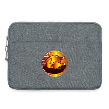 ROAST CHICKEN CHICKEN CHICKEN EATING POULTRY GRILLING - Laptop bag 15" - heather grey - Front