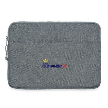 Haut-Rhin - Sacoche pour ordinateur portable 15 pouces - gris chiné - Devant