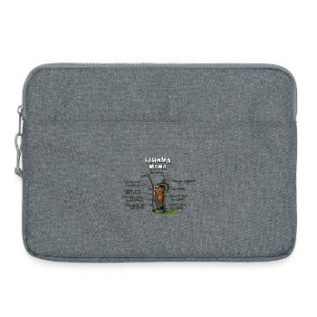 Bahama Mama Cocktail - Laptop bag 15" - heather grey - Front