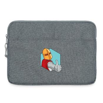 Ritter Daumen Hoch - Laptoptasche 15" - Grau meliert - Vorne