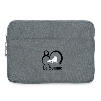 La somme - Sacoche pour ordinateur portable 15 pouces - gris chiné - Devant