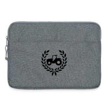 Tracteur laurel Wreath Farm - Sacoche pour ordinateur portable 15 pouces - gris chiné - Devant