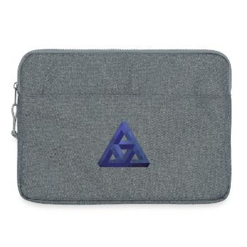 Illusion de prisme individuel - Sacoche pour ordinateur portable 15 pouces - gris chiné - Devant