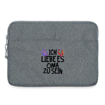 Retraité Grand-mère Déclaration Vieille Femme Grand-mère - Sacoche pour ordinateur portable 15 pouces - gris chiné - Devant