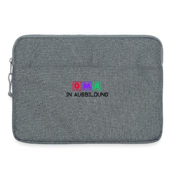 Humorvoll Statement Seniorin Oma Großmutter - Laptoptasche 15" - Grau meliert - Vorne