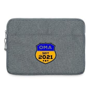 Seniorin Pensionistin Oma Statement Großmutter - Laptoptasche 15" - Grau meliert - Vorne