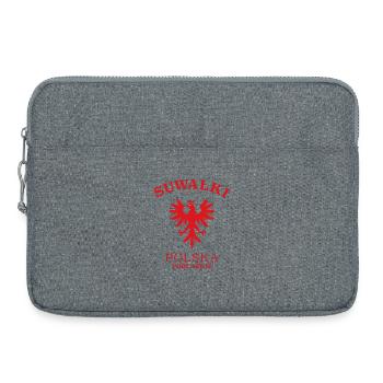 SUWALKI Polen Polska Poland - Laptoptasche 15" - Grau meliert - Vorne