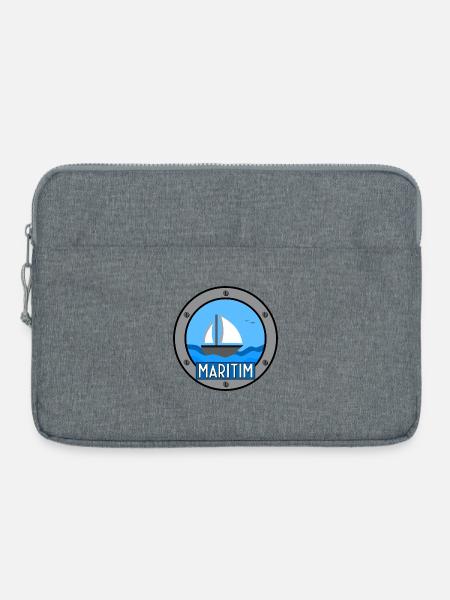 Maritim - Laptoptasche 15" - Grau meliert