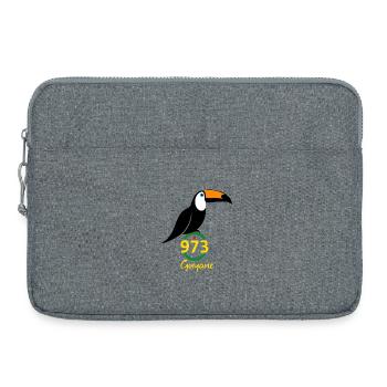 Guyane - Sacoche pour ordinateur portable 15 pouces - gris chiné - Devant