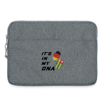 Dans mon ADN Allemagne / Togo - Sacoche pour ordinateur portable 15 pouces - gris chiné - Devant