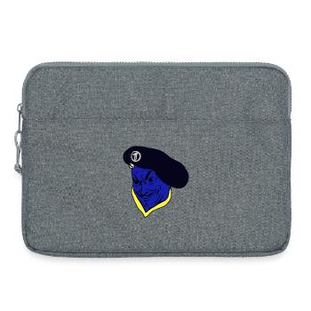 Chasseur Alpin-Diable Bleu-Armée Française - Sacoche pour ordinateur portable 15 pouces - gris chiné - Devant