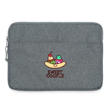 Sweets Statement Dessert Délicieuse Cuisson - Sacoche pour ordinateur portable 15 pouces - gris chiné - Devant