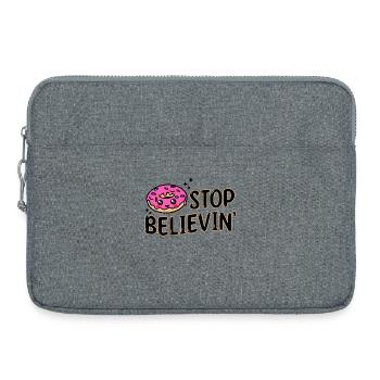 Sweets Snacking Statement Délicieux Beignet - Sacoche pour ordinateur portable 15 pouces - gris chiné - Devant