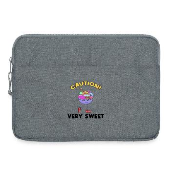 Donut Sweets Statement Délicieux Dessert - Sacoche pour ordinateur portable 15 pouces - gris chiné - Devant