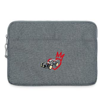 RC Dynamic and Powerful Car Race - Laptop bag 15" - heather grey - Front
