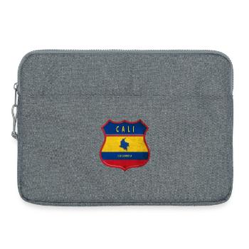Motif écusson Cali Columbia - Sacoche pour ordinateur portable 15 pouces - gris chiné - Devant