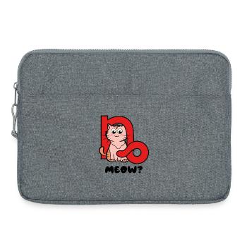 Cool Capricorn Saying Superstition Horoscope Galaxy - Laptop bag 15" - heather grey - Front