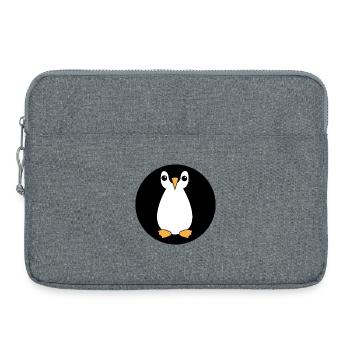 Penguin Animal Antarctica Bird Zoo South Pole - Laptop bag 15" - heather grey - Front